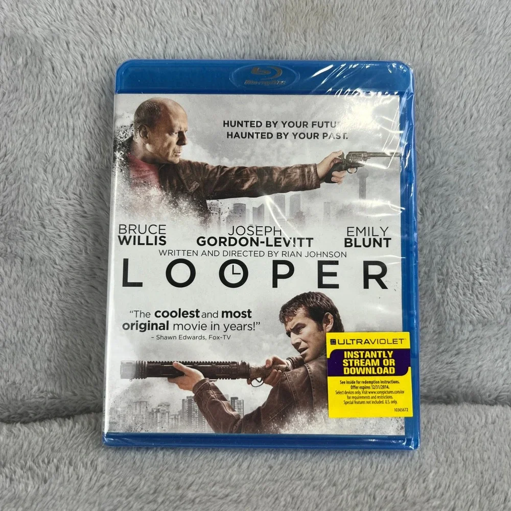 Looper Blu-ray Bruce Willis Joseph Gordon-Levitt Emily Blunt Sci-Fi New Sealed
